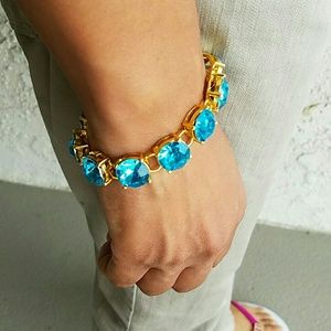 Gorgeous Crystal Bracelet Gold Plated New